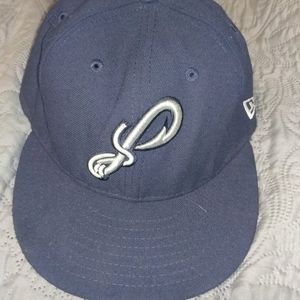 Blue Wahoo's minor league baseball hat